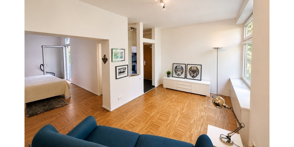 Frankfurt-Nordend: Moderne möblierte 2-Zimmerwohnung in bester Wohnlage! - Etagenwohnung Frankfurt am Main Nordend West | Angebot:26893581
